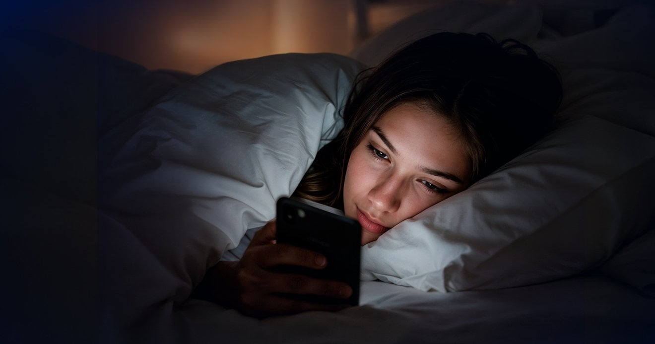 วิจัยชี้ ! วัยรุ่น – ผู้ใหญ่ ไถมือถือก่อนนอน กระทบการนอนไม่เท่ากัน